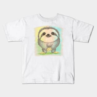 Standing sloth Kids T-Shirt